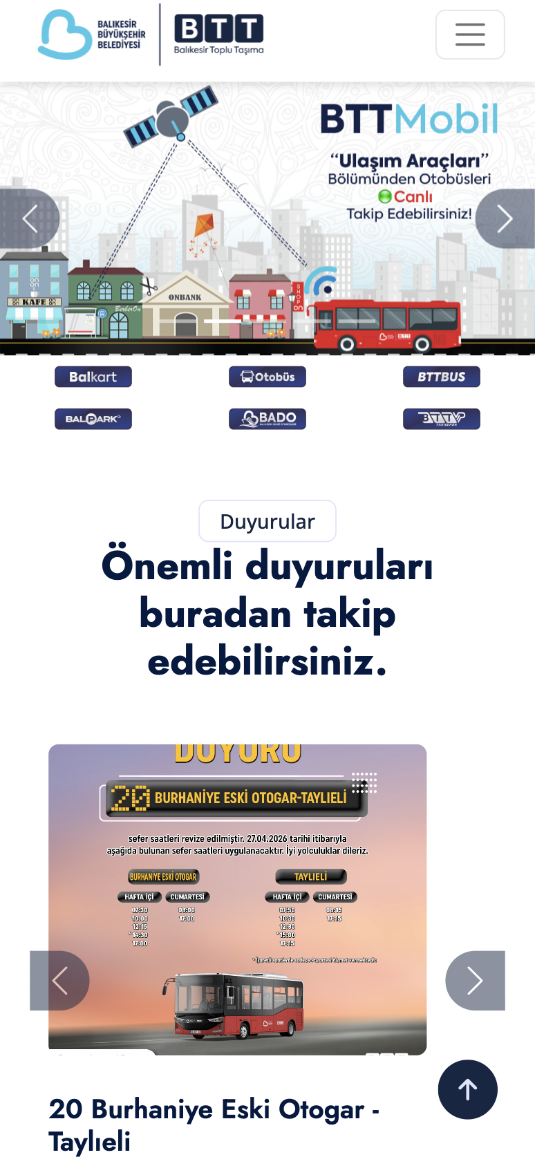 Balıkesir Toplu Taşıma / Ulaşım
